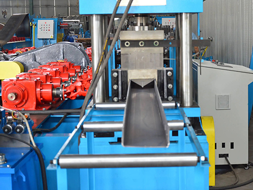 山西液压切割圆形落水管成型机